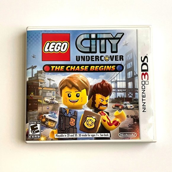 Nintendo 3DS Lego City Undercover The Chase Begins Game and Case - Picture 1 of 3
